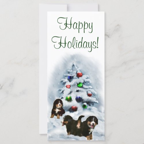 Bernese Mountain Dog Christmas Cards