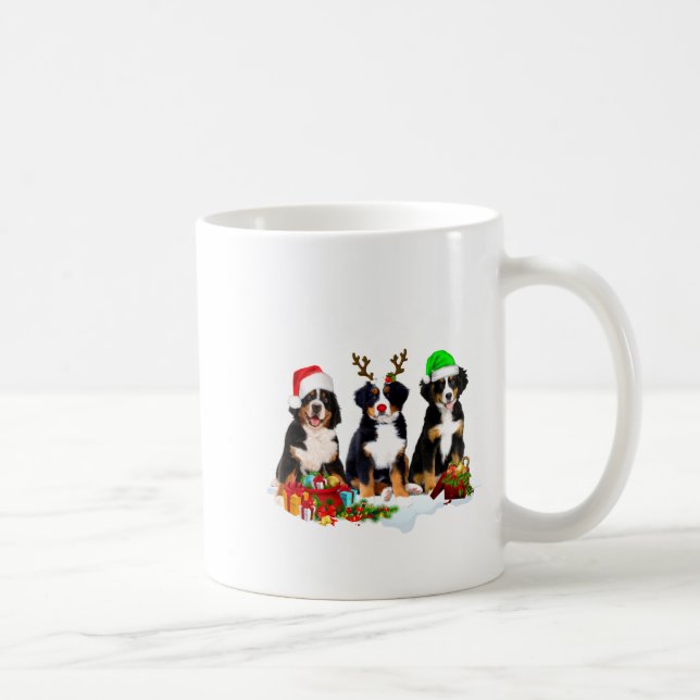 Bernese Mountain Dog Christmas Cute Fullprint  Coffee Mug (Right)