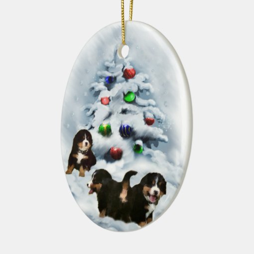 Bernese Mountain Dog Christmas Ornament Zazzle