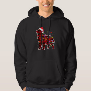 Bernese Mountain Dog Christmas Pajamas Santa Hat X Hoodie