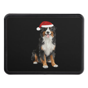 Bernese Mountain Dog Christmas Tree Dog Puppy Wate Hitch Cover