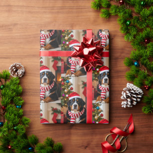 Bernese Mountain Dog Christmas Wrapping Paper