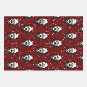Bernese Mountain Dog Christmas  Wrapping Paper Sheets (Front 3)