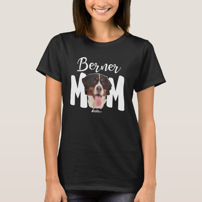 Bernese Mountain Dog Cute Berner Mom Walking Top F (Front)