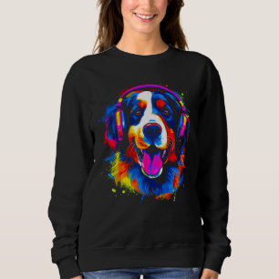 Bernese Mountain Dog DJ Festival Sweatshirt