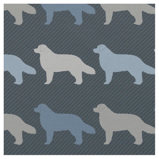 Bernese Mountain Dog Fabric