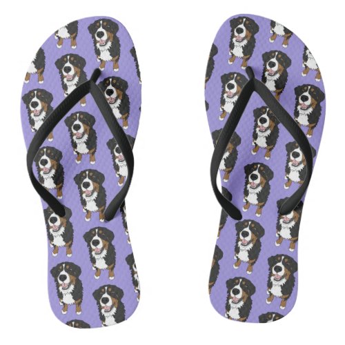 Bernese Mountain Dog  Flip Flops