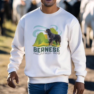 Bernese Mountain Dog Gift Retro Dog Lovers Sweatshirt
