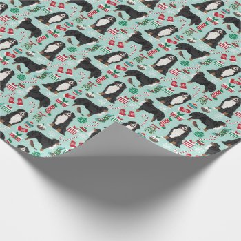 Bernese Mountain Dog Gift Wrap by FriendlyPets at Zazzle