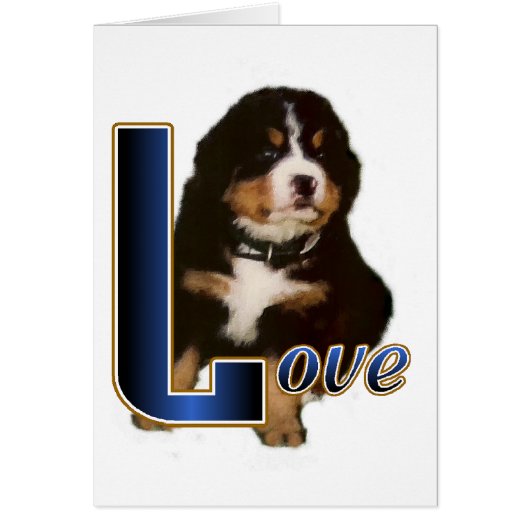 Bernese Mountain Dog Gifts Cards (Front)