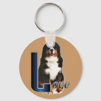 Bernese Mountain Dog Gifts Keychain