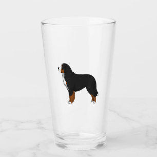 Bernese Mountain Dog Glass