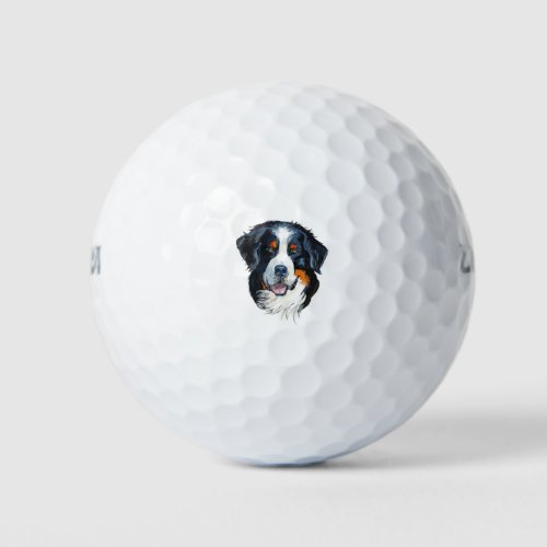 Bernese Mountain Dog Golf Balls