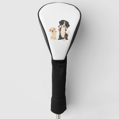 bernese mountain dog  golf head cover