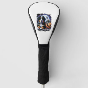 Bernese Mountain Dog Halloween Golf Head Cover