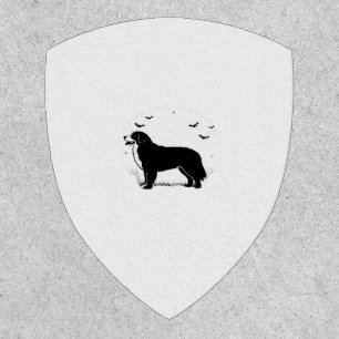 Bernese Mountain Dog – Halloween Moon Silhouette O Patch
