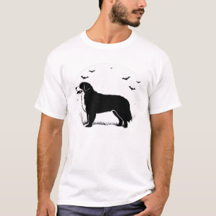 Bernese Mountain Dog � Halloween Moon Silhouette O T-Shirt