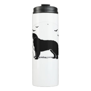 Bernese Mountain Dog – Halloween Moon Silhouette O Thermal Tumbler