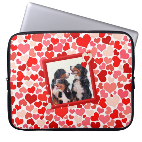 Bernese Mountain dog Heart Laptop Sleeves