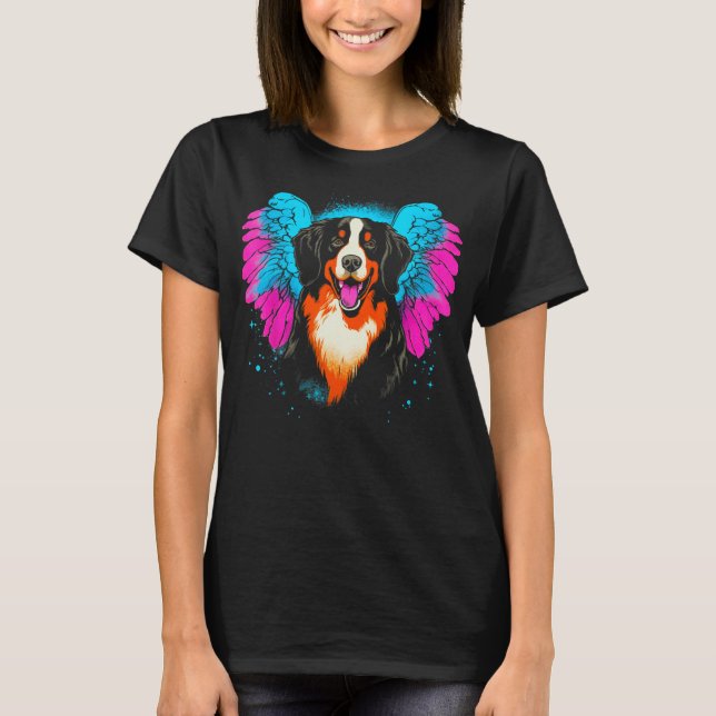 Bernese Mountain Dog Heaven T-Shirt (Front)