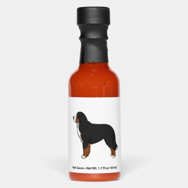 Bernese Mountain Dog  Hot Sauces (Front)