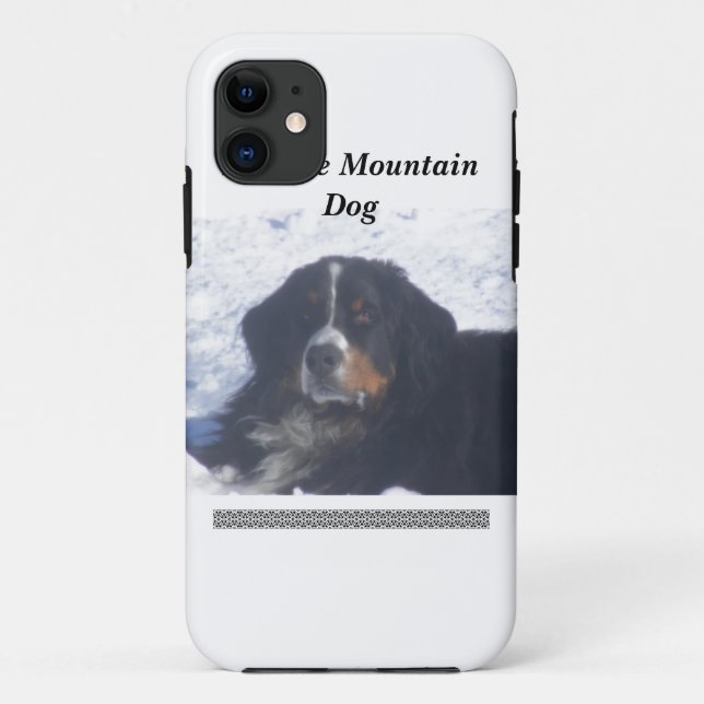 Bernese Mountain Dog iPhone case (Back)
