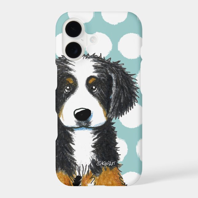 Bernese Mountain Dog Iphone Case (Back)