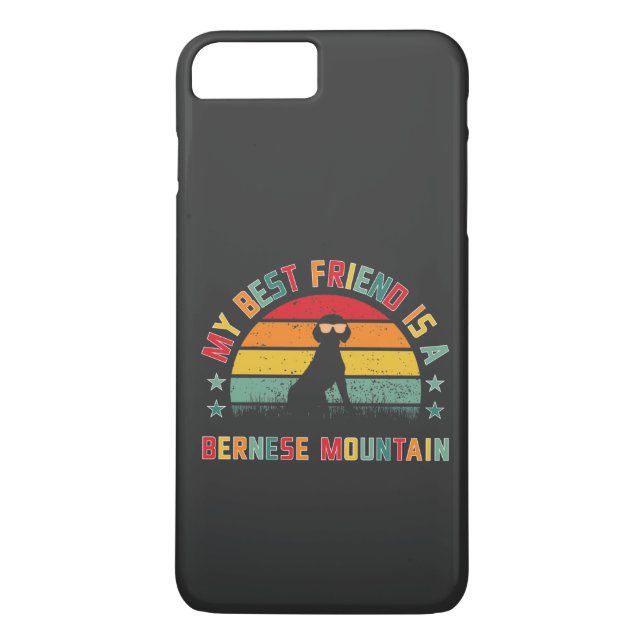 Bernese Mountain dog is My best friend, Berner Case-Mate iPhone Case (Back)