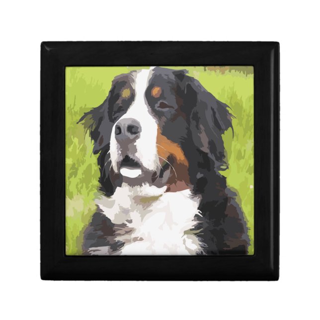 Bernese mountain dog jewelry box (Front)