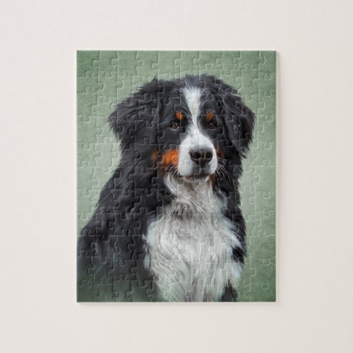 Bernese Mountain Dog Jigsaw Puzzle