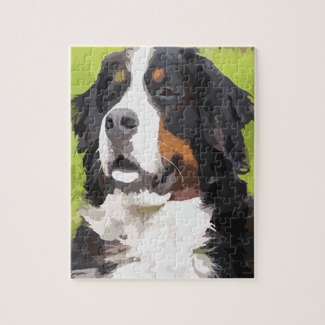 Bernese mountain dog jigsaw puzzle (Vertical)