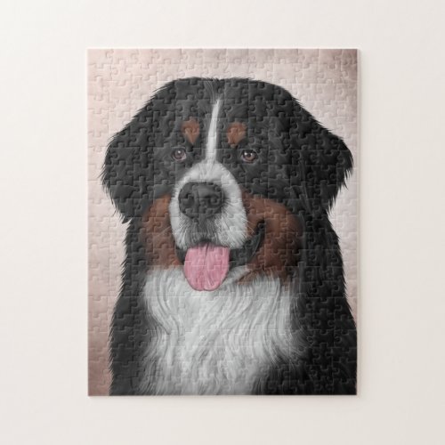 Bernese Mountain Dog Jigsaw Puzzle