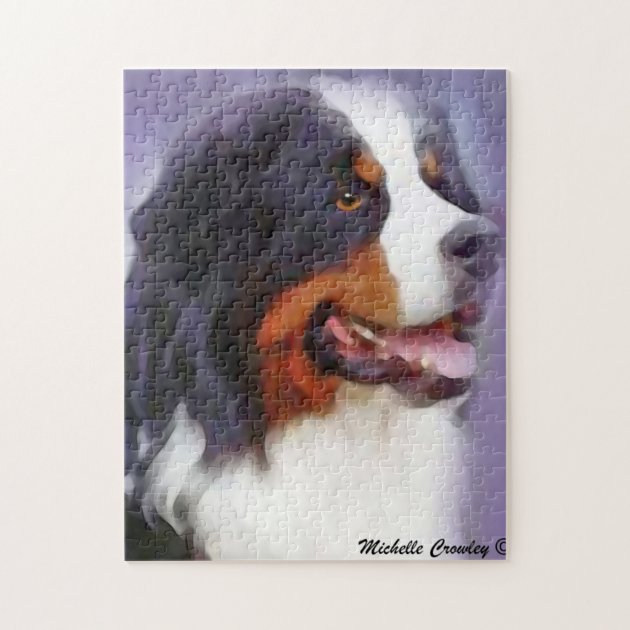 bernese mountain dog jigsaw puzzle