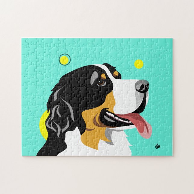 Bernese Mountain Dog Jigsaw Puzzles (Horizontal)