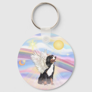 Bernese Mountain Dog Keychain