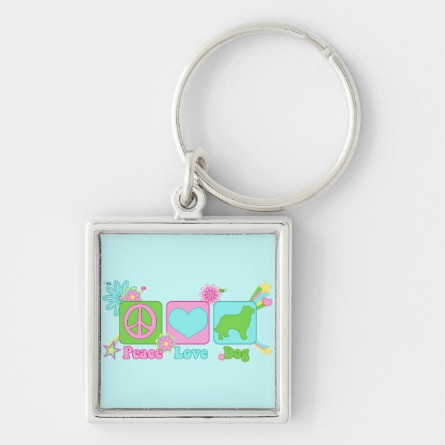 Bernese Mountain Dog Keychain (Front)