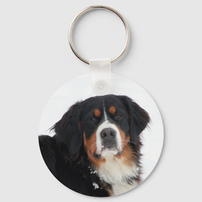 Bernese Mountain Dog Keychain (Front)