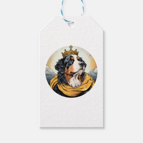 Bernese Mountain Dog King Gift Tags