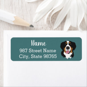 Bernese Mountain Dog Label