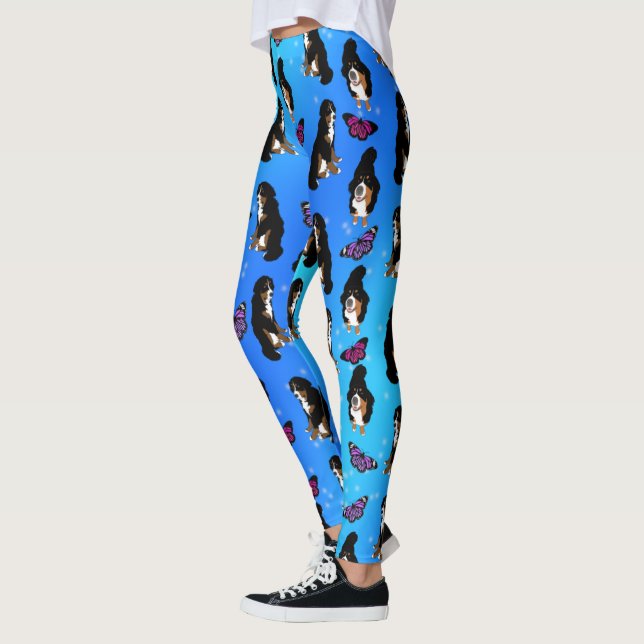 Bernese Mountain Dog Leggings (Left)