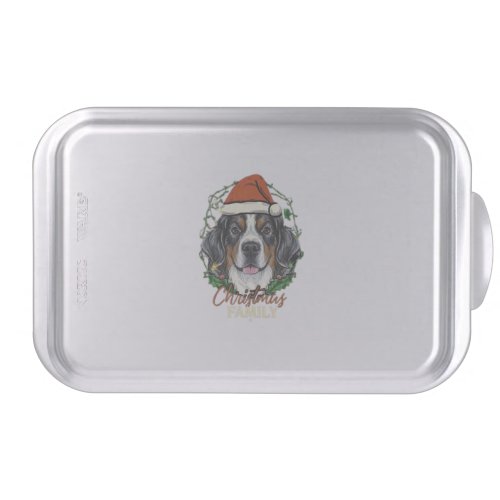 Bernese Mountain Dog Lights Christmas Matching Fam Cake Pan