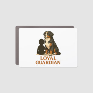 Bernese Mountain Dog Loyal Family Guardian Car Magnet