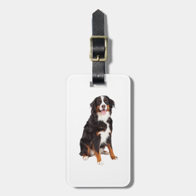 Bernese Mountain Dog | Luggage Tag (Front Vertical)