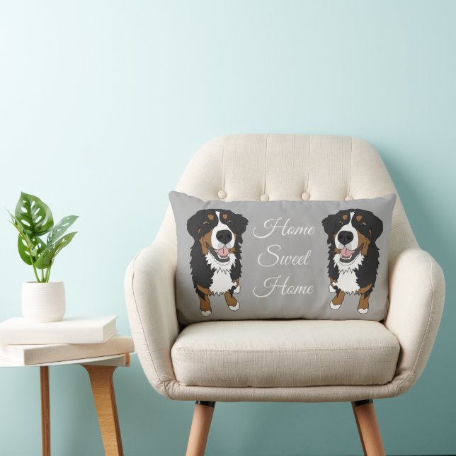 Bernese Mountain Dog  Lumbar Pillow (Chair)