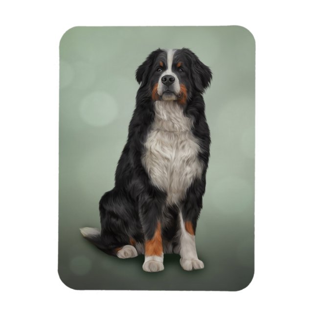 Bernese Mountain Dog Magnet (Vertical)