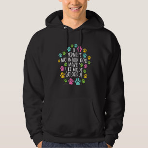 Bernese Mountain Dog Make Life Colorful Dogs Paws Hoodie