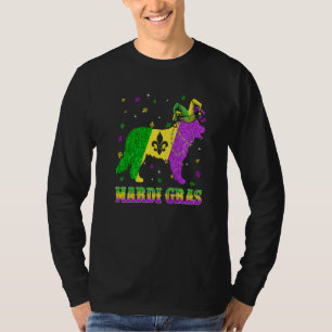 Bernese Mountain Dog Mardi Gras Carnival Jester Be T-Shirt