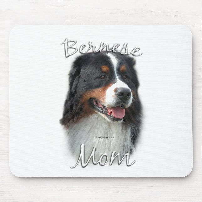 Bernese Mountain Dog Mom 2 Mouse Pad (Front)