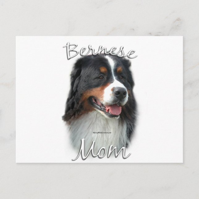 Bernese Mountain Dog Mom 2 Postcard (Front)