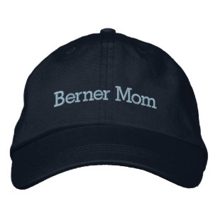 Bernese Mountain Dog Mom Berner Mom Minimalist Emb Embroidered Baseball Cap